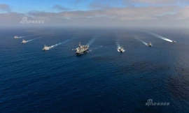 Hải quân Mỹ dàn trận trên Thái Bình Dương