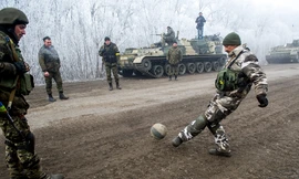 [ẢNH] Miền Đông Ukraine sau 3 ngày đình chiến