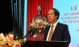 Bộ trưởng giáo dục nhắn nhủ các nhà giáo Thủ đô