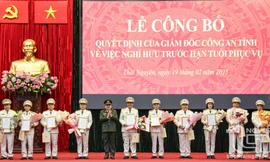 Nhiều lãnh đạo công an ở Thái Nguyên xin nghỉ hưu trước thời hạn