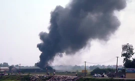 Khu vực xảy ra vụ cháy