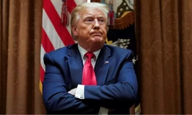 Tổng thống Mỹ Donald Trump tại Nhà Trắng. Ảnh: Reuters.