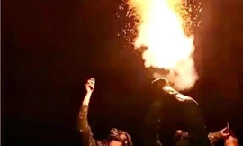 Lực lượng Đài Loan lần đầu tiên nổ súng bắn cảnh cáo một UAV Trung Quốc áp sát chốt tiền tiêu ở quần đảo Kim Môn. Ảnh: Upmedia