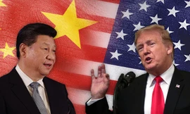 Chủ tịch Trung Quốc Tập Cận Bình và Tổng thống Mỹ Donald Trump