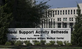Căn cứ hỗ trợ hải quân NSA Bethesda ở bang Maryland, Mỹ. Ảnh: Almayadeen.net