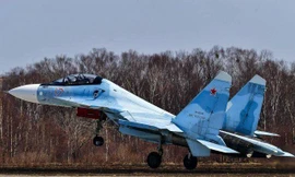 Máy bay phản lực Su-30SM. 