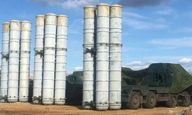 Hệ thống phòng thủ tên lửa S-400. Ảnh: Bộ quốc phòng Nga