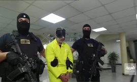 Abdulnasser al-Qirdash bị bắt giữ. Ảnh: al-Sumaria