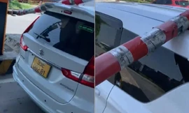 Sự thật vụ ô tô đụng hỏng thanh chắn trạm BOT ở TP.HCM bị bắt đền 200 triệu