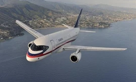 Một chiếc máy bay Sukhoi Superjet 100 của Nga. Ảnh: Sukhoi.