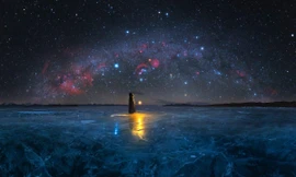 Ngắm nhìn vẻ đẹp lung linh huyền ảo của dải ngân hà 