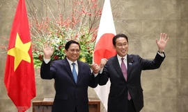 Lễ đón Thủ tướng Phạm Minh Chính thăm chính thức Nhật Bản