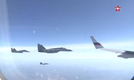 Serbia điều dàn tiêm kích MiG-29 đón Bộ trưởng Quốc phòng Nga