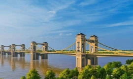 Cầu Trần Hưng Đạo của Hà Nội kiến trúc theo phong cách cổ điển Đông Dương