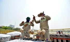 Bên trong trận địa pháo hoa tầm cao chờ khai hỏa dịp Giỗ Tổ Hùng Vương