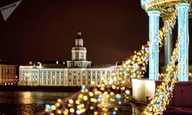 Saint-Peterburg lộng lẫy đón Giáng sinh và năm mới 2020