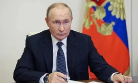 Tổng thống Nga Vladimir Putin. Ảnh: TASS.