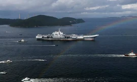 Tàu sân bay Liêu Ninh của Trung Quốc. Ảnh minh họa: Reuters