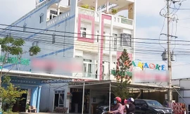 Nhà nghỉ, nơi xảy ra sự việc. Ảnh: Dân Việt