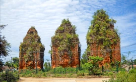 Di tích tháp Chăm Khương Mỹ. Ảnh tư liệu