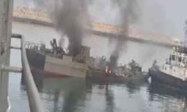 Sự thật bất ngờ: Tàu Iran bị nổ do bí mật đặt mìn thất bại, không phải trúng tên lửa