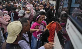 Choáng ngợp làn sóng ‘về quê’ lớn nhất lịch sử Indonesia 