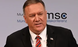 Ngoại trưởng Mike Pompeo. Ảnh: CGTN 