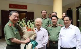 Tổng Bí thư Nguyễn Phú Trọng chỉ đạo Hội nghị Đảng ủy Công an Trung ương