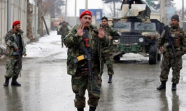 Binh sĩ chính phủ Afghanistan. Ảnh: AP.