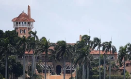 Khu nhà Mar-a-Lago của ông Donald Trump tại Palm Beach. Ảnh: AP 