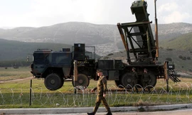 Hệ thống phòng thủ tên lửa Patriot. Ảnh: Reuters.