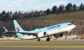 Máy bay Korean Air gặp sự cố, nhiều người bị thương