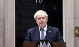 Thủ tướng Anh Boris Johnson tuyên bố từ chức. Ảnh: Reuters