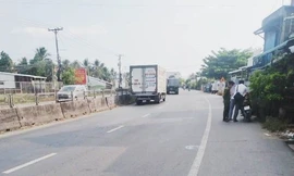 Hiện trường vụ án mạng.