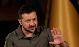 Tổng thống Ukraine Volodymyr Zelensky. Ảnh: Reuters.