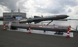 BrahMos được coi là tên lửa siêu thanh nhanh nhất thế giới do Ấn Độ sản xuất. Ảnh : Wikipedia