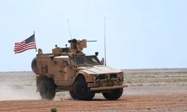 Xe bọc thép của Mỹ. Ảnh: Staff Sgt. William Howard