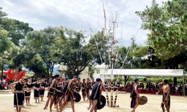 600 nghệ nhân tham gia Hội thi Cồng chiêng huyện Mang Yang, Gia Lai