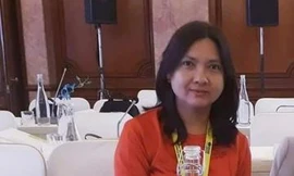 Bà Htar Htar Lin, cựu giám đốc cơ quan tiêm chủng của Myanmar. Ảnh: Twitter.