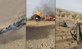 ‘Quan tài bay’ MiG-21 của Ấn Độ bị rơi khi huấn luyện