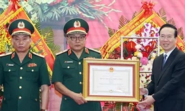 Chủ tịch nước trao Huân chương Chiến công hạng Nhất tặng Tổng cục II