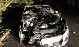 Bắt đối tượng đốt ô tô sếp của vợ vì ghen tuông