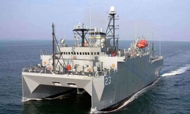 Tàu trinh sát USNS Impeccable của Mỹ. Ảnh: CSIS