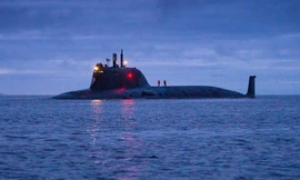 Một tàu ngầm Yasen-M. Ảnh: Bộ Quốc phòng Nga