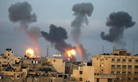 Palestine nã hàng loạt tên lửa vào Israel, Israel không kích đáp trả