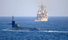 Tàu ngầm mang 154 tên lửa dẫn đường của Mỹ tiến vào Vịnh Ba Tư