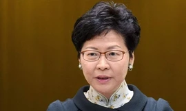 Trưởng đặc khu Hong Kong Carrie Lam. Ảnh: AFP.
