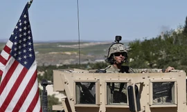 Một binh sỹ Mỹ tại Syria. Ảnh: VOA