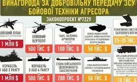 Thông báo treo thưởng của Ukraine trên trang web của Rada. Ảnh: Telegram