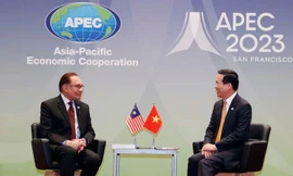 Chủ tịch nước Võ Văn Thưởng tiếp Thủ tướng Malaysia Anwar Ibrahim